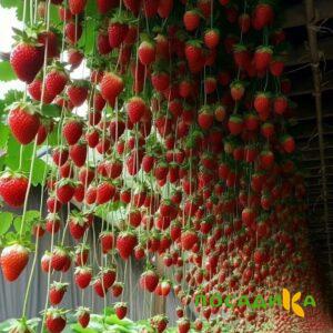 Клубника ампельная Анастасия купить по цене от 370р. в интернет-магазине «Посадика» с доставкой почтой в в Азове и по всей России – [изображение №1].